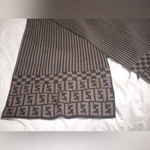 Vintage Fendi Scarf Roma Italia Fendi Wool Scarf